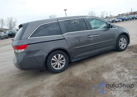 2014 Honda Odyssey Ex-L из США, поврежденный, VIN 5FNRL5H62EB006346